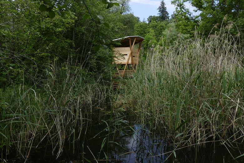Pro Natura Zentrum Eichholz mit Naturoase und Beobachtungsturm